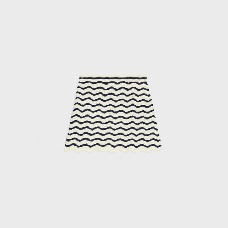 CELINE mini skirt IN crochet cotton outlook