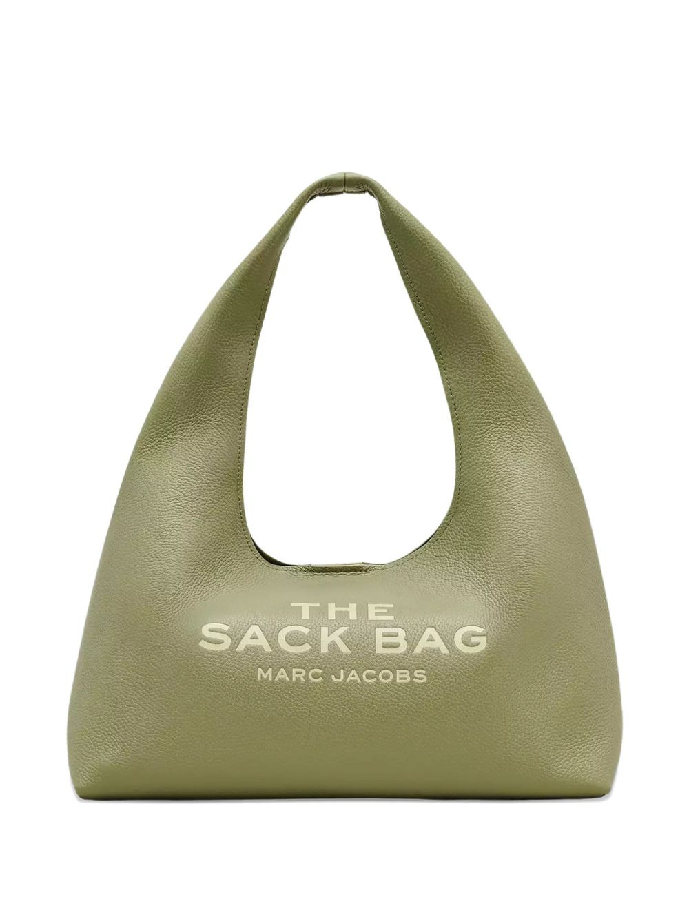 The Sack logo-plaque leather shoulder bag - 1