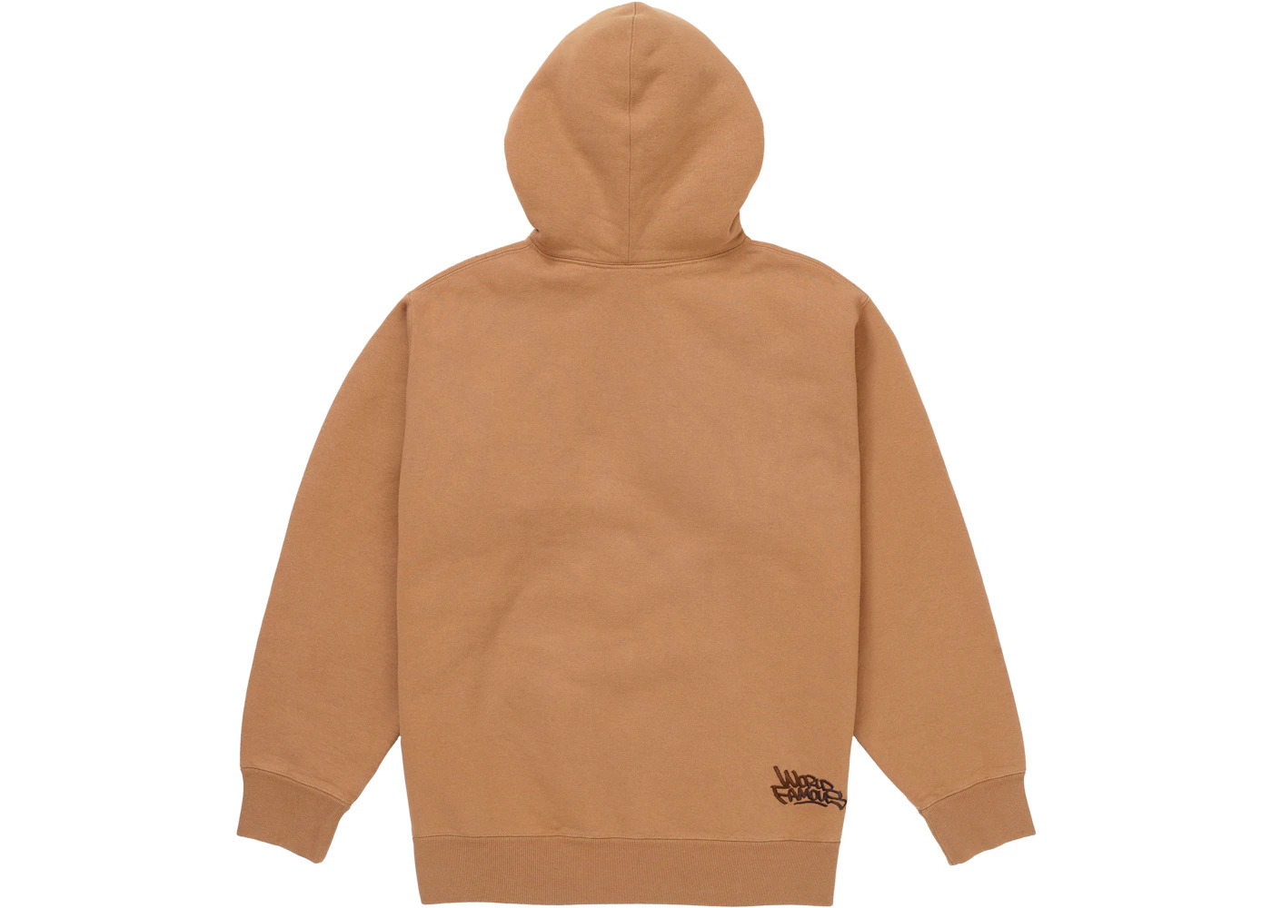 Supreme Handstyle Hooded Sweatshirt Brown - 2