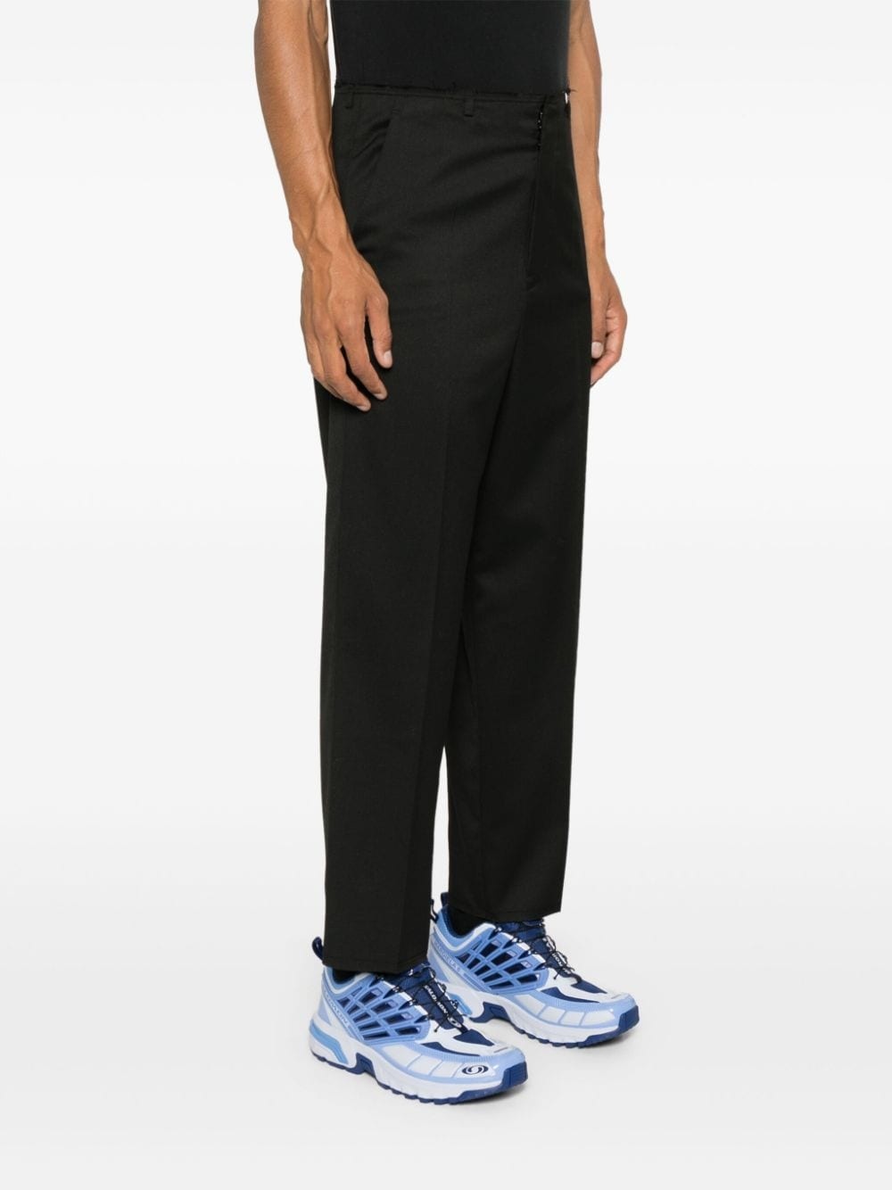 single-stitch logo trousers - 3