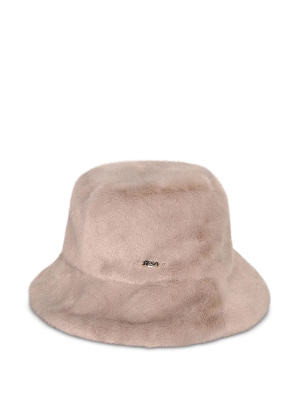 faux-fur bucket hat - 1