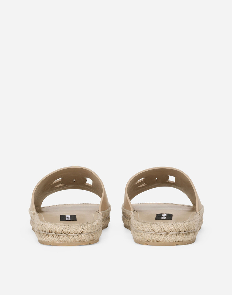 Dolce & Gabbana Calfskin espadrille sliders outlook