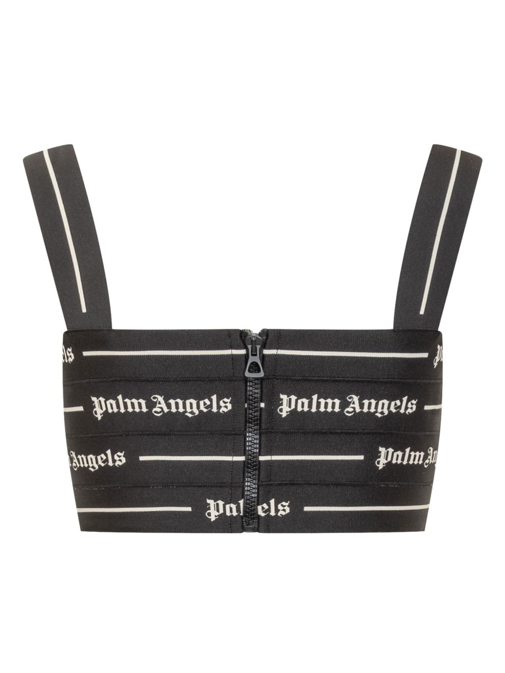 logo-tape crop top - 2