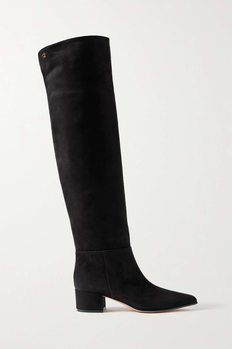 Camoscio 45 suede over-the-knee boots - 1