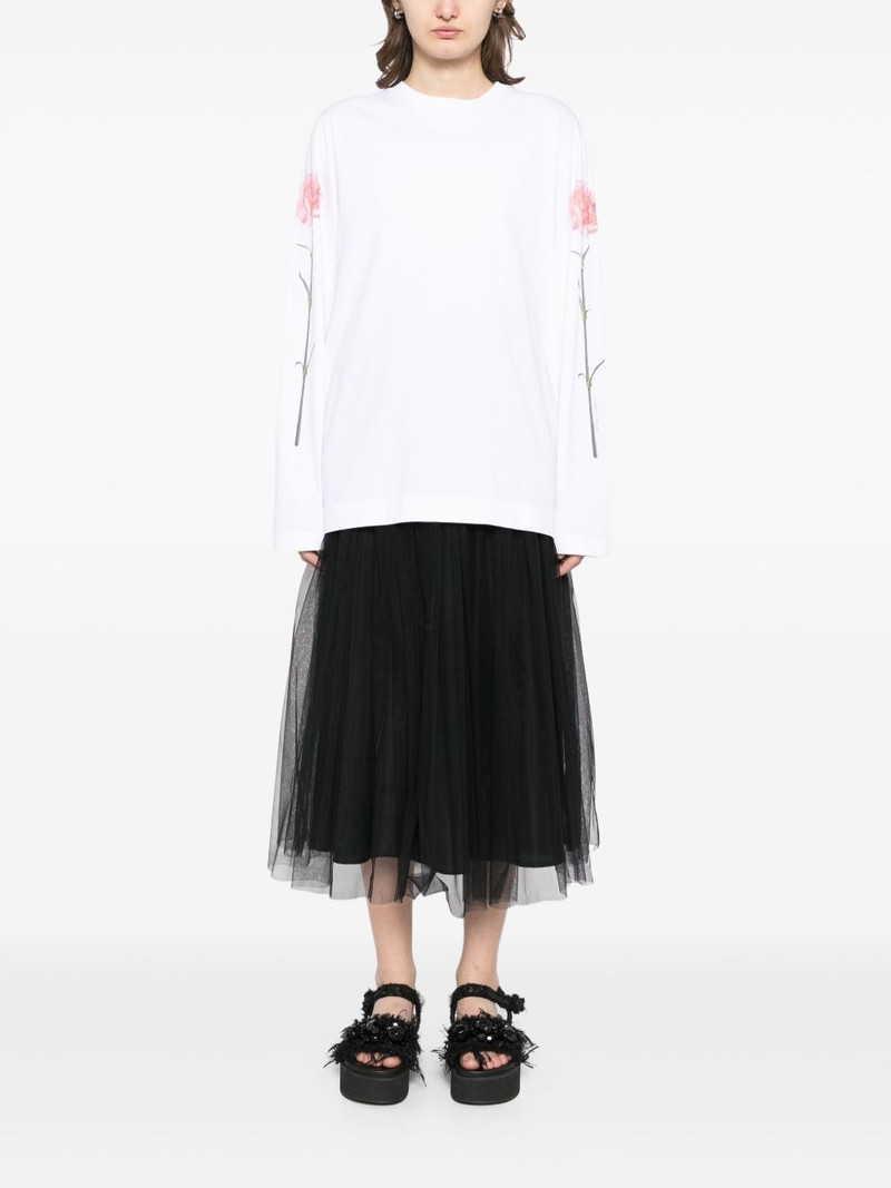 Simone Rocha graphic print T-shirt outlook