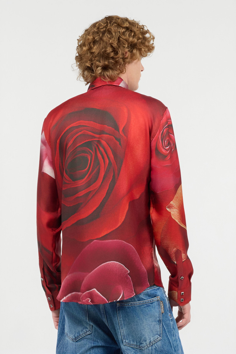 Shirt With Garden Rose Print 4