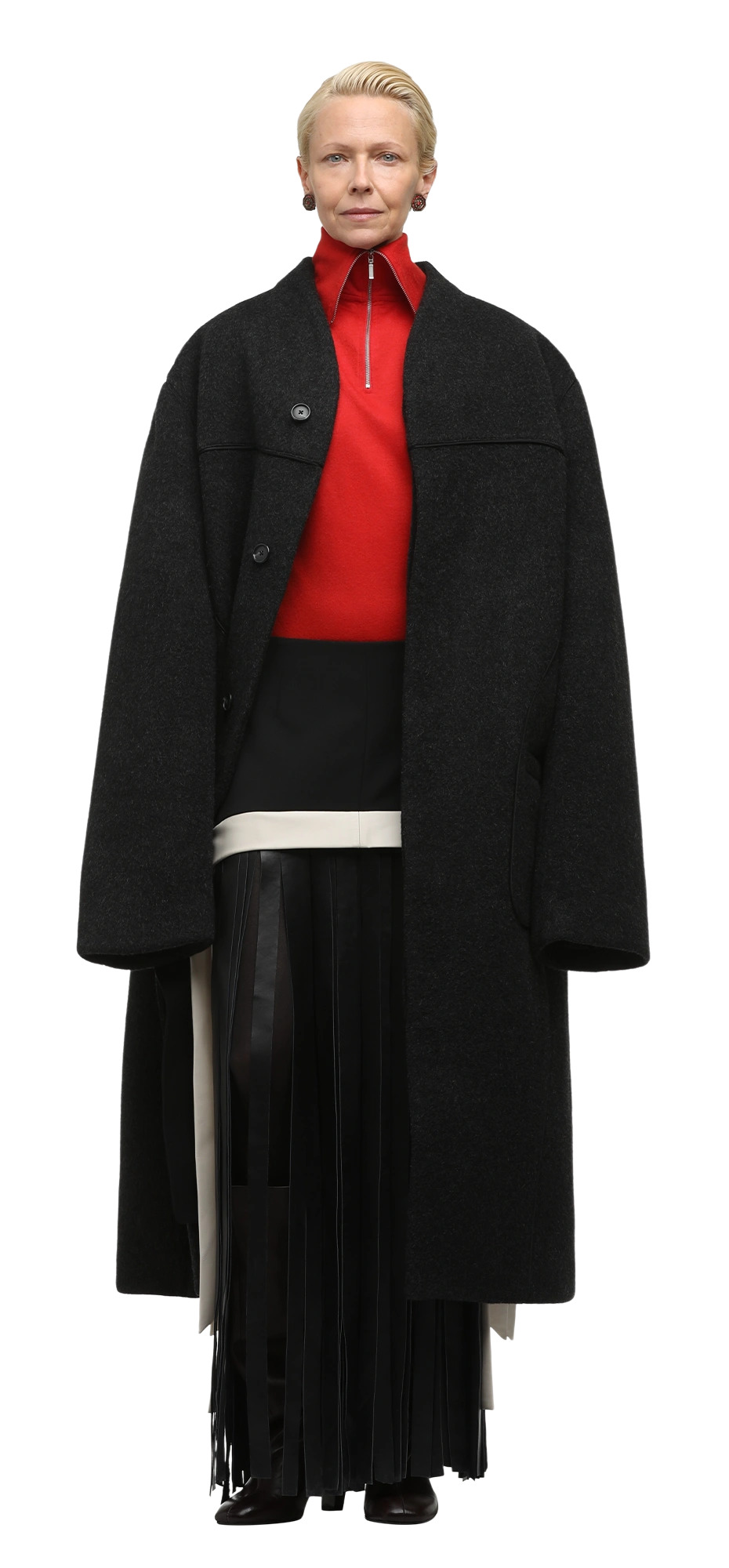 FUZZY COAT BLACK - 3