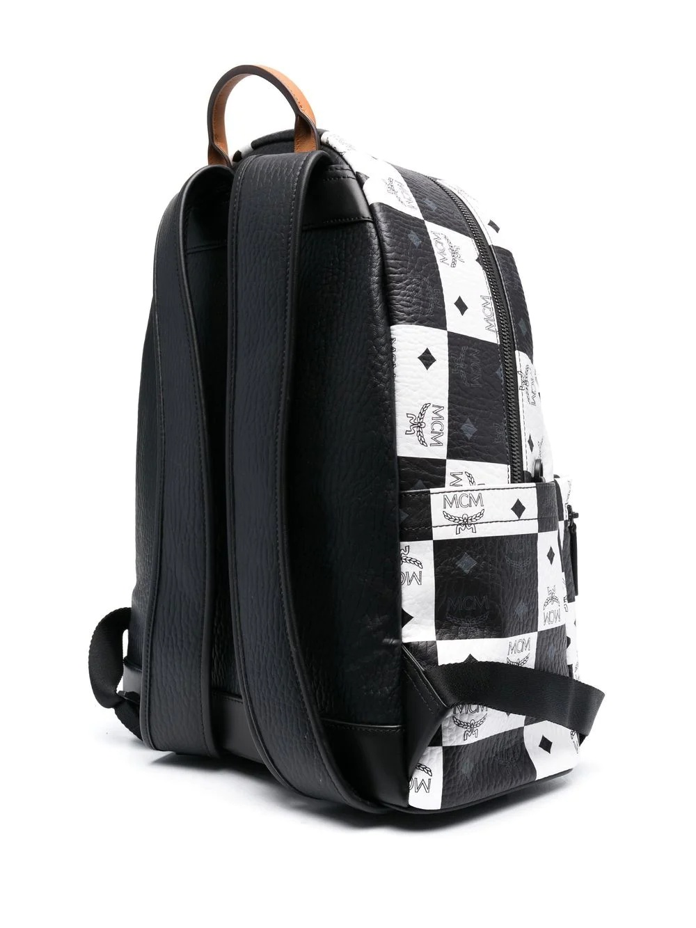 Medium Stark Checkerboard Logo backpack - 3