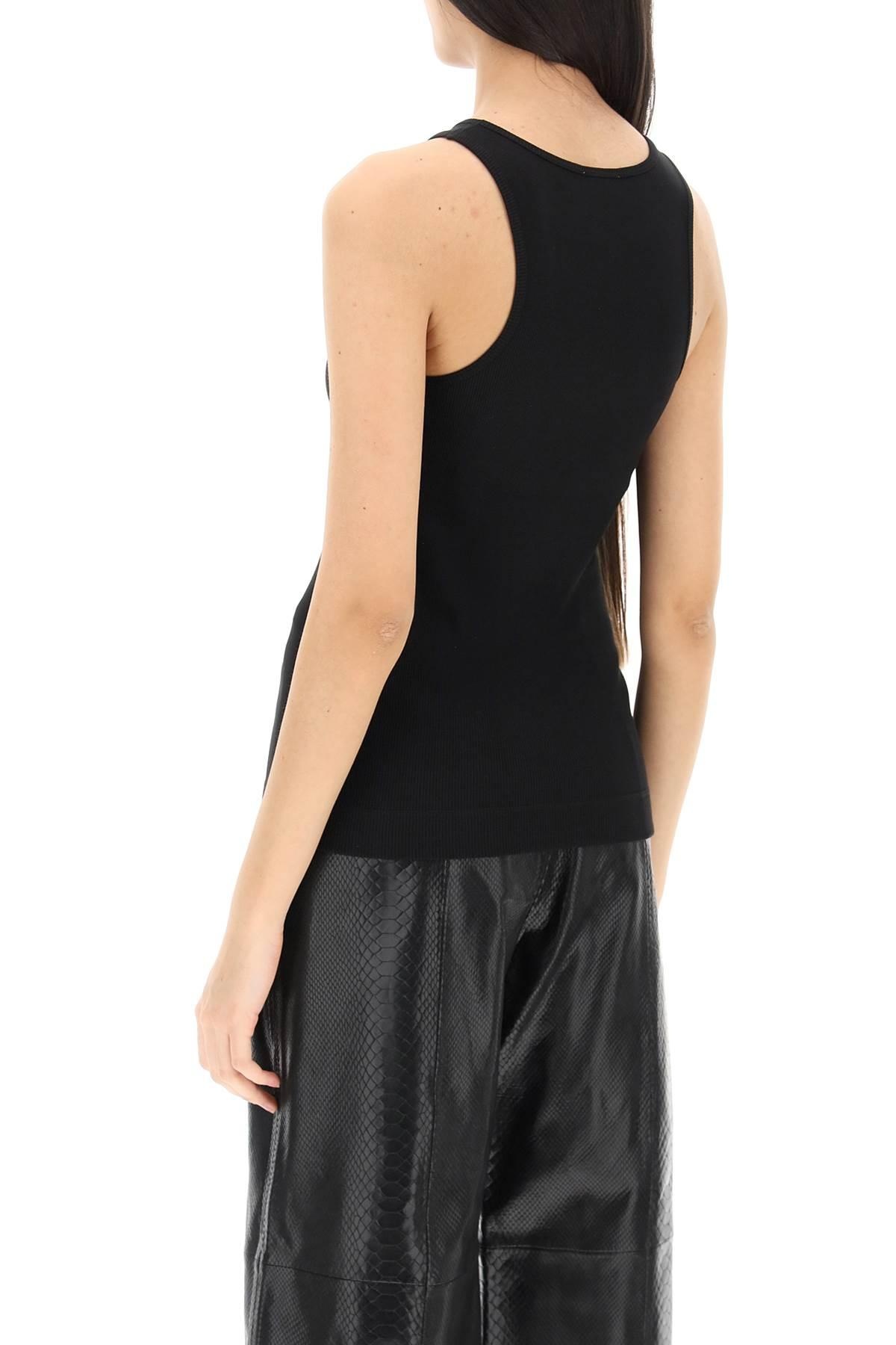 By Malene Birger Ribbed Organic Cotton Tank Top - 4