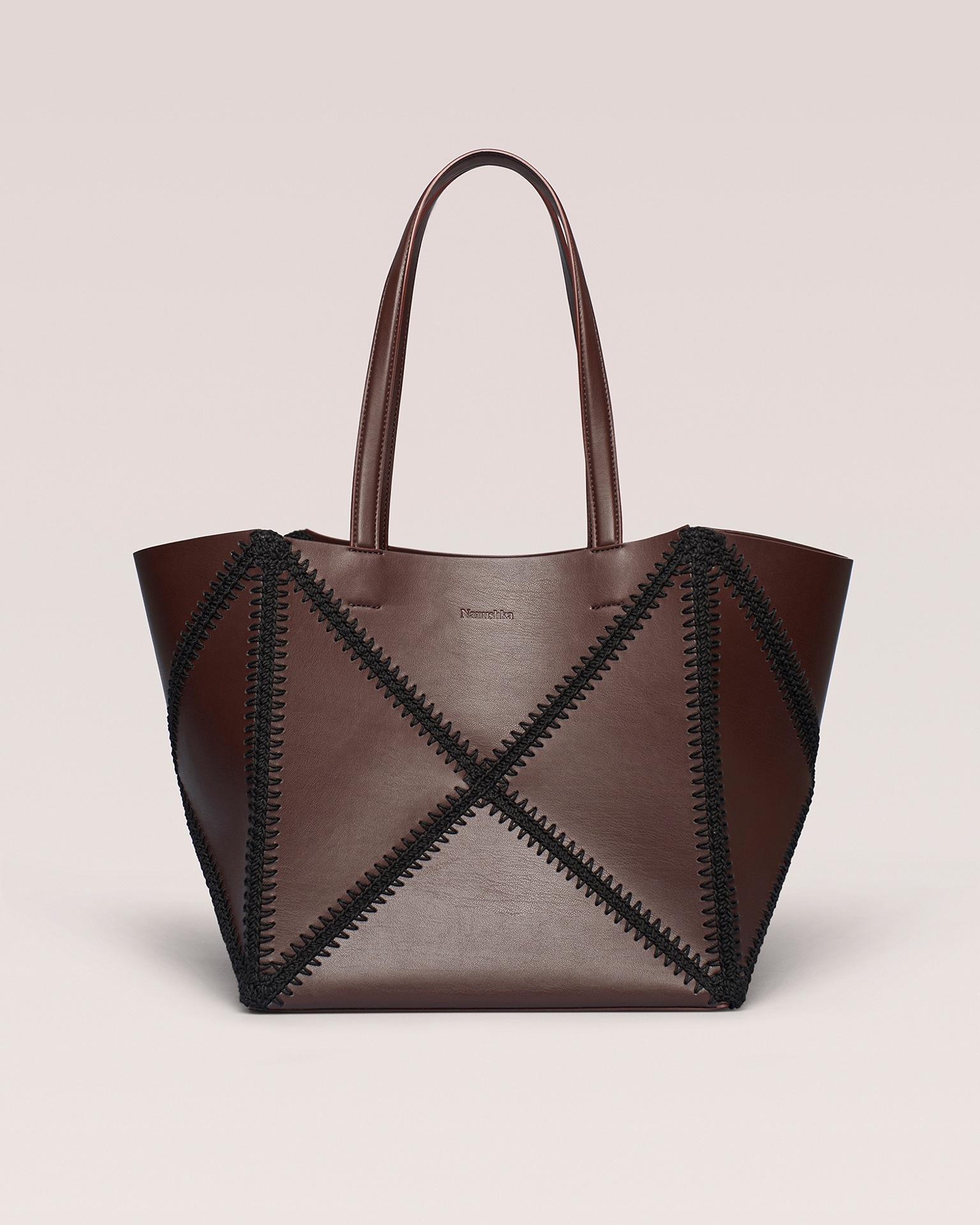 THE ORIGAMI TOTE - Tote bag - Dark brown/Black - 1