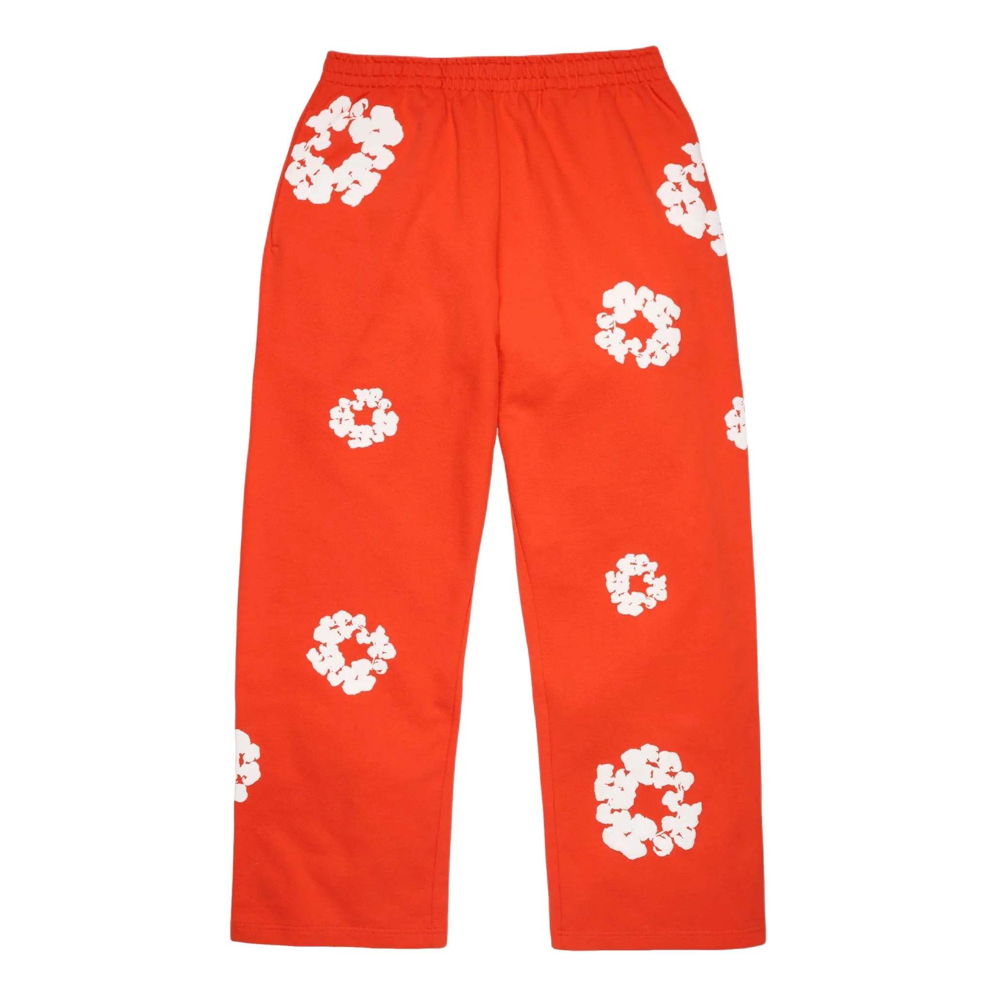 Denim Tears Cotton Wreath Baggy Sweatpants 'Dark Orange' SS26BAS11403057 - 1