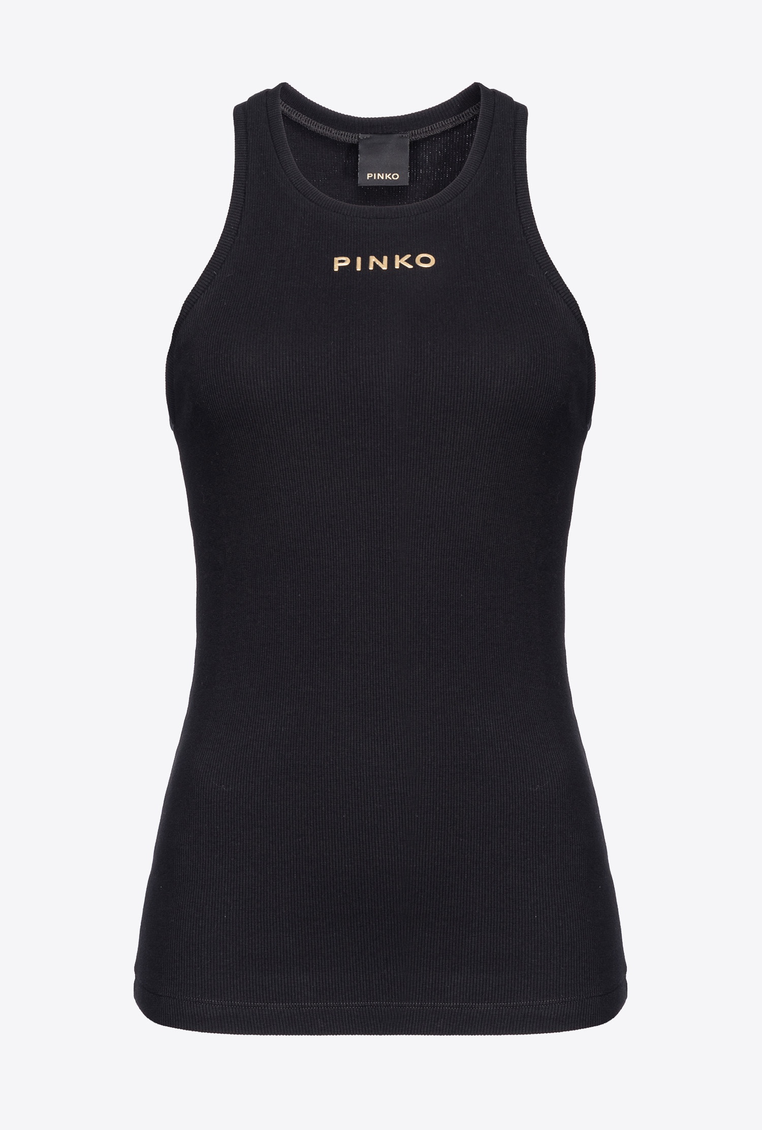 RIBBED TOP WITH LOGO - 1