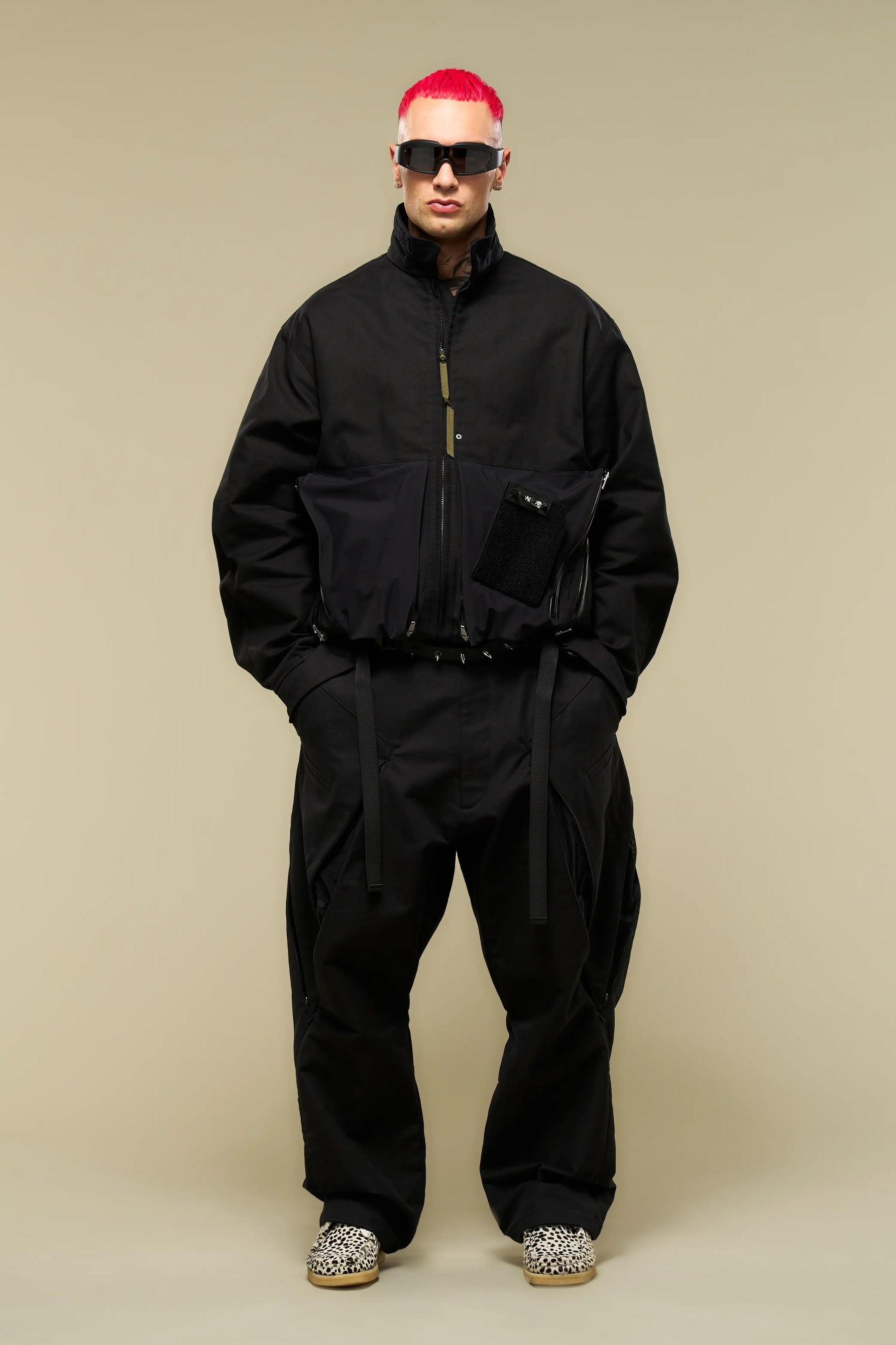 COTTON WEB BELT VENT PANTS GEN. 1.1 (P55-KI) / BLK - 18