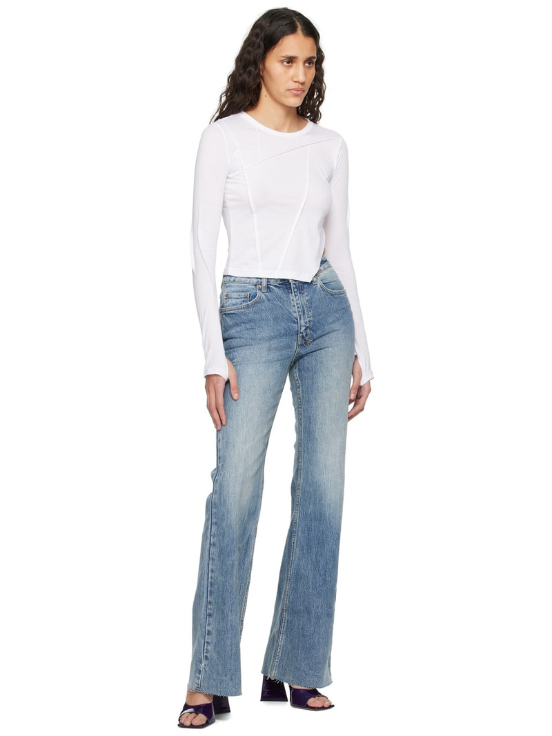 Ksubi White Fragment Long Sleeve T-Shirt outlook