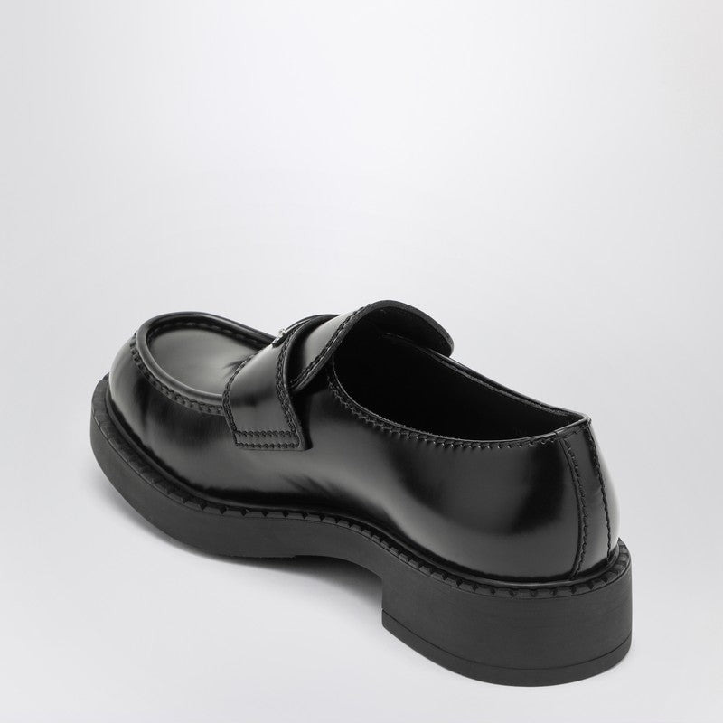 Prada Chocolate Moccasin In Black Patent Leather Men - 2