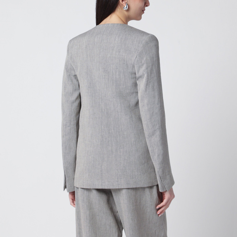 Suna tailored jacket with an asymmetric opening and lapel 3