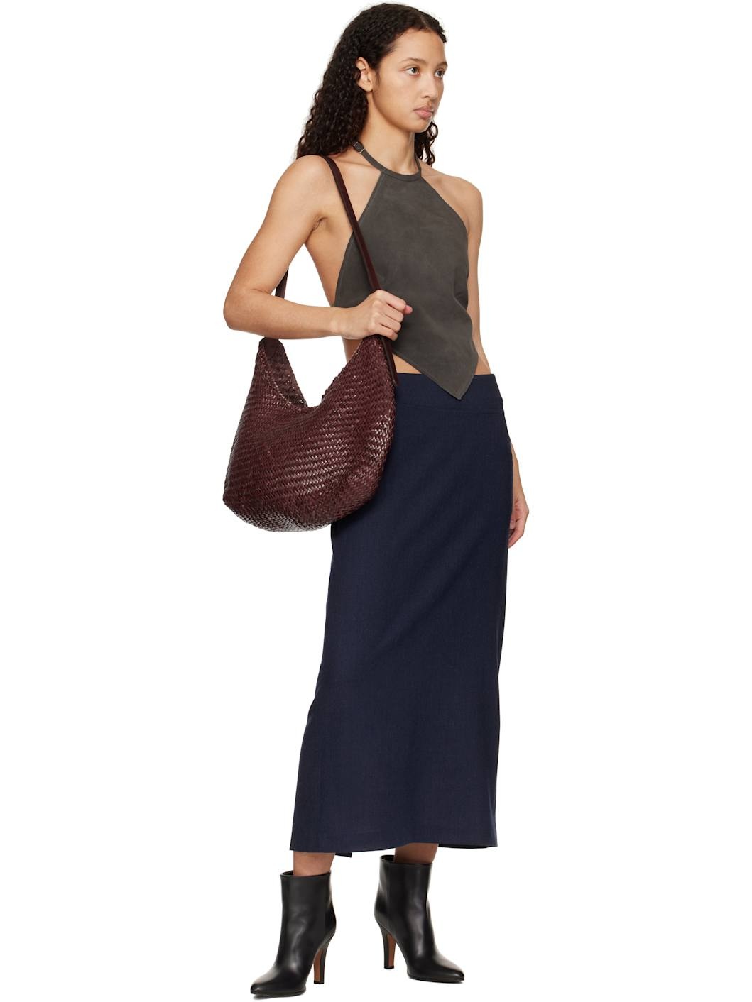 Burgundy Luna Piena Bag - 4
