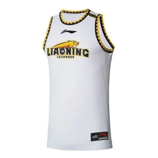 Li-Ning x CBA Allen Guo Liaoning Flying Leopards Road Jersey 'White Black' AAYR463-1 - 1