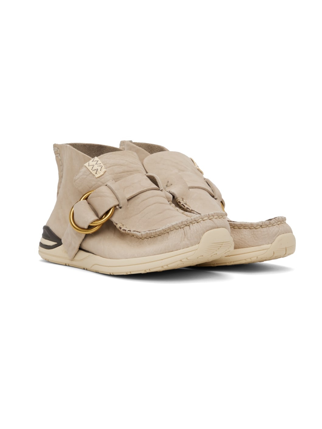 Taupe Skynrd Ring Moc-Folk sneakers - 4