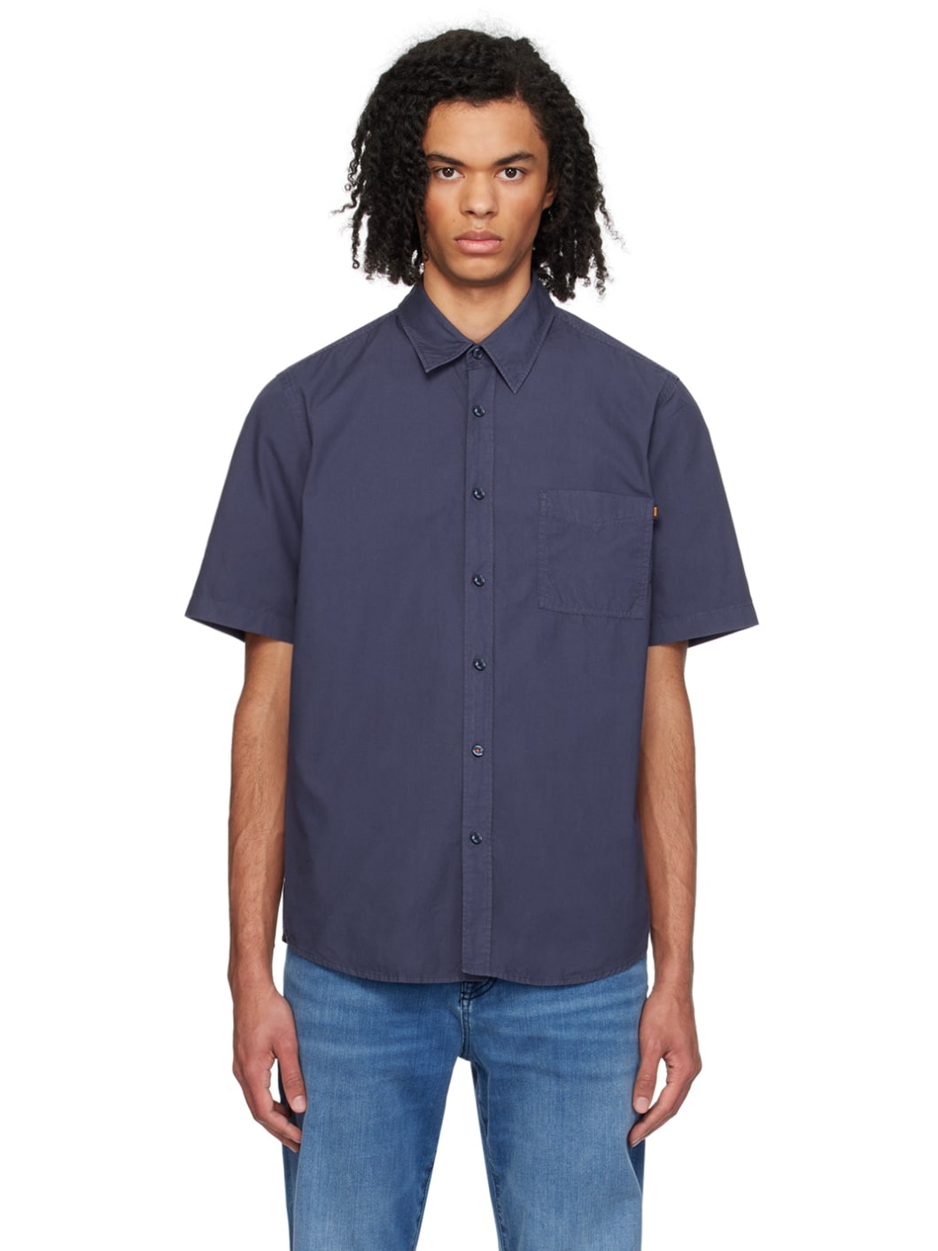 Navy Pocket Shirt - 1