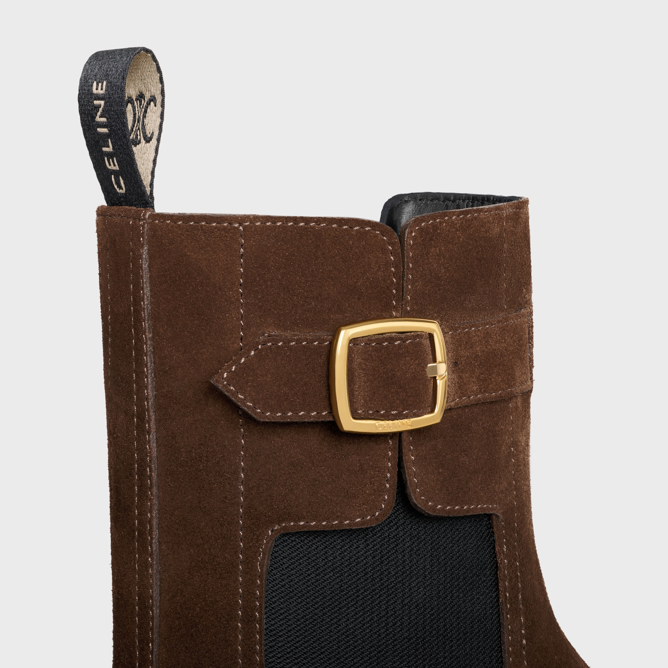 CELINE TRIOMPHE RANGERS CHELSEA BOOT in Suede Calfskin - 5