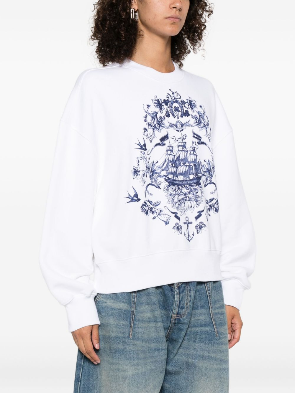 graphic-print sweatshirt - 3