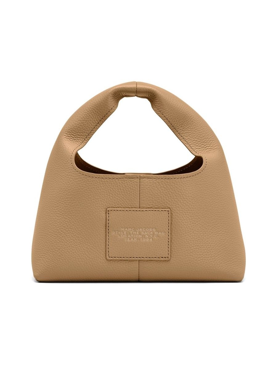 Grained Leather Handbag - 2