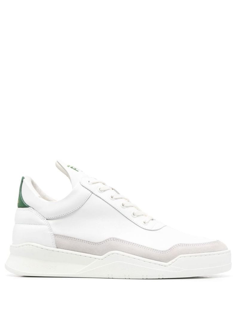 calf leather sneakers - 1