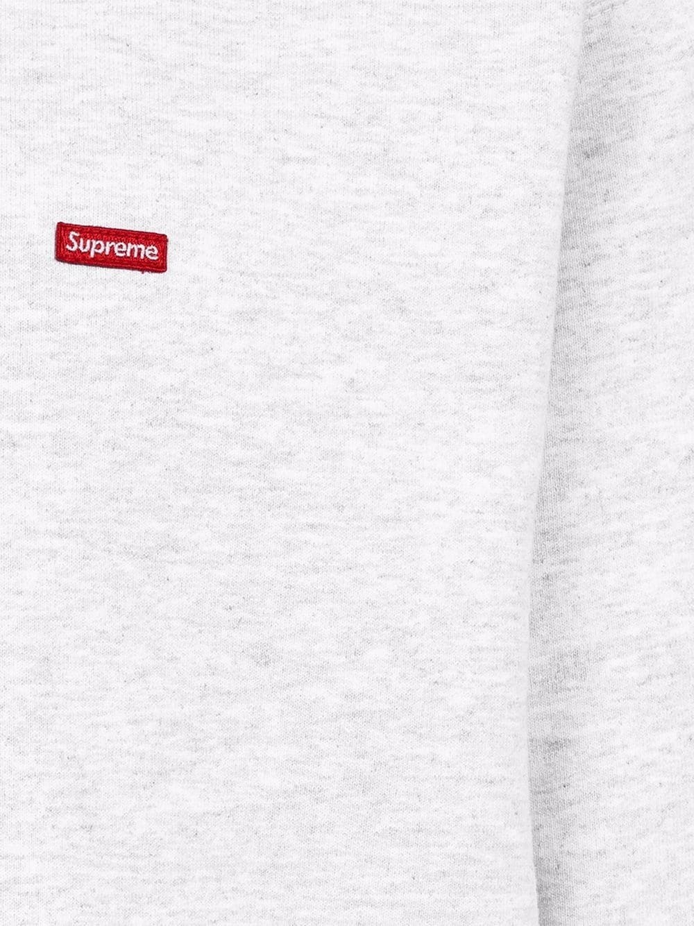 small box logo crewneck sweatshirt - 3