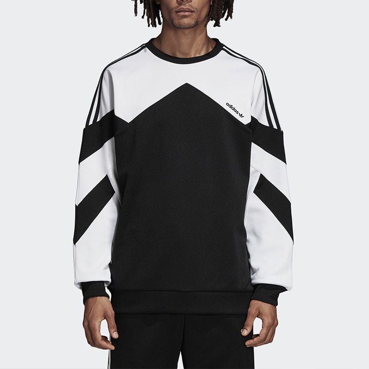 adidas originals Palmeston Crew Round Neck Long Sleeves Black DJ3455 - 4