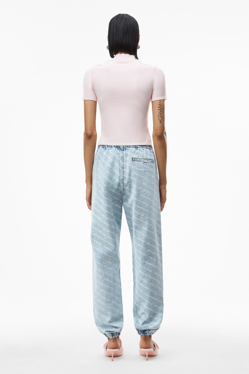 MOCK NECK TOP IN BODYCON KNIT 3