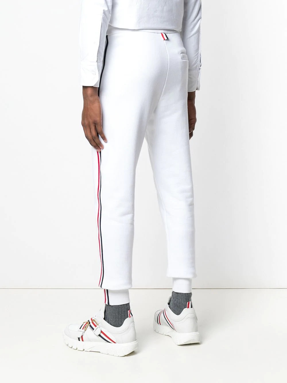 signature stripe track trousers - 4