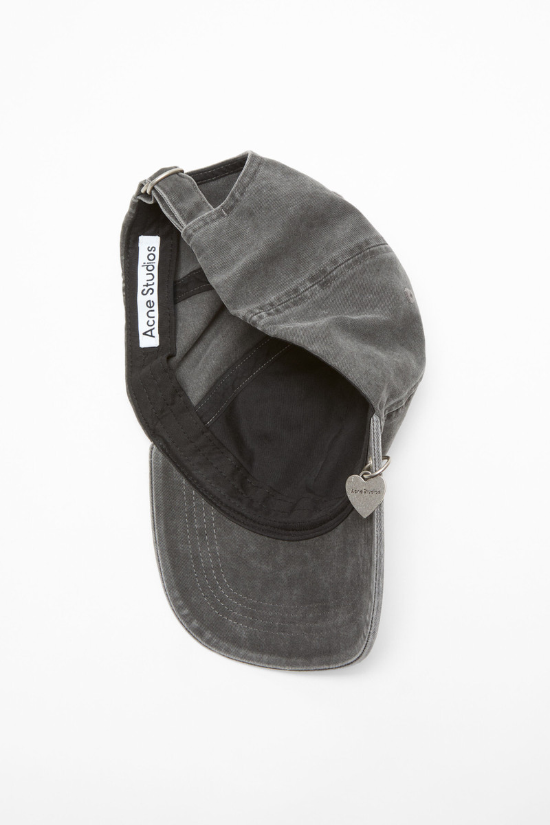 Twill cap pendant - Faded black 4