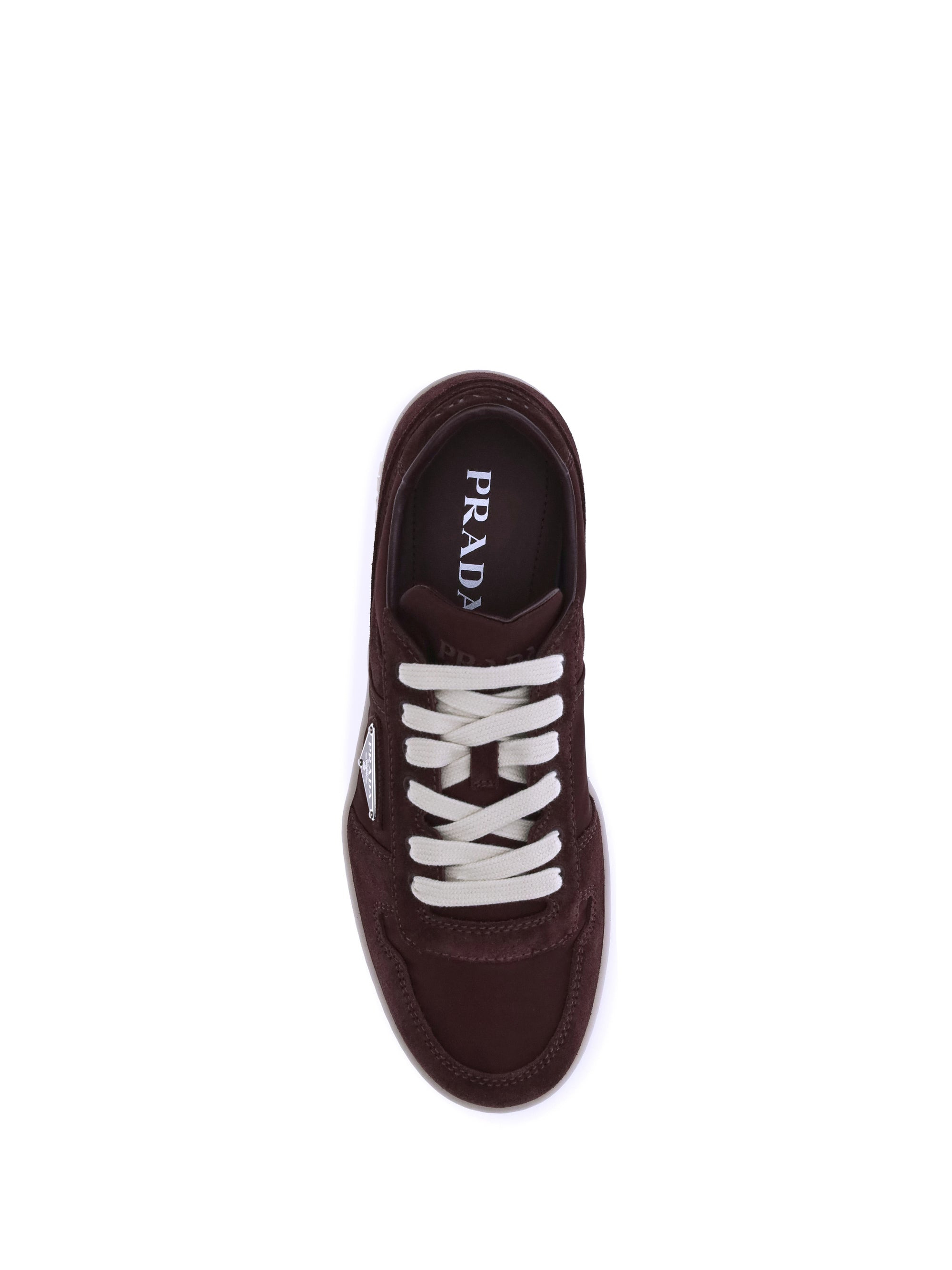 Prada Men Suede Leather Sneakers - 4