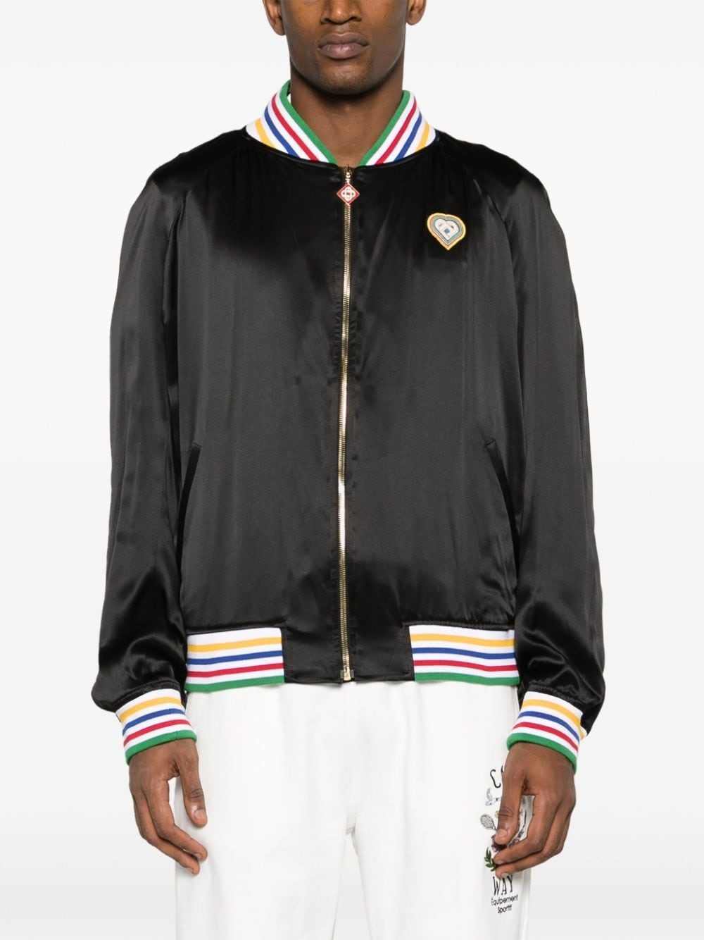 Souvenir logo-patch bomber jacket - 3