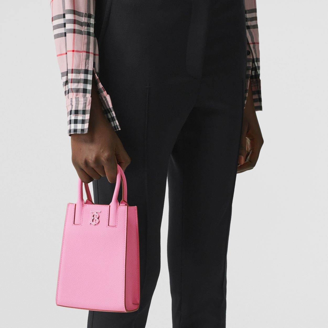 Micro Grainy Leather Frances Tote - 9