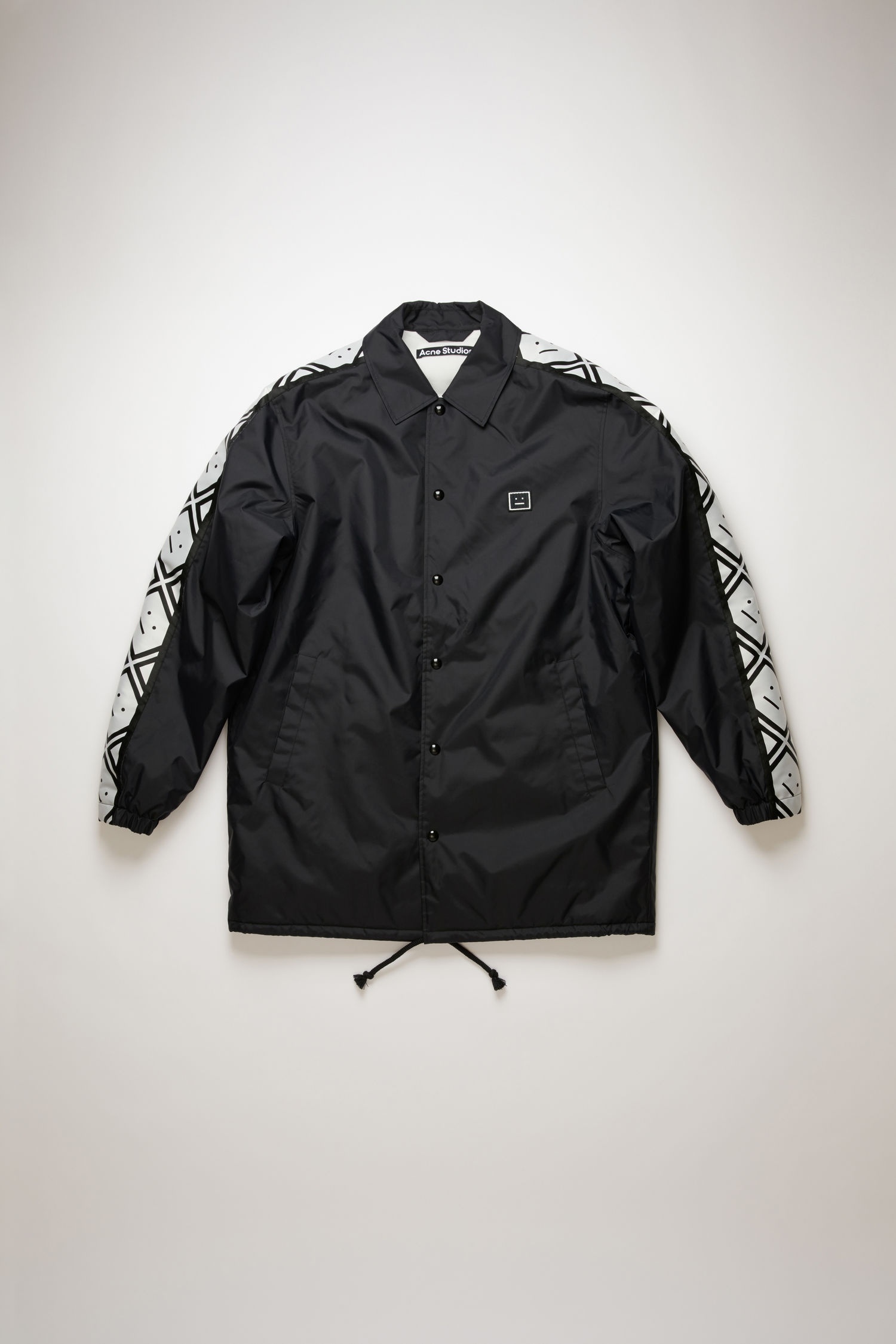 Face motif coach jacket black - 1