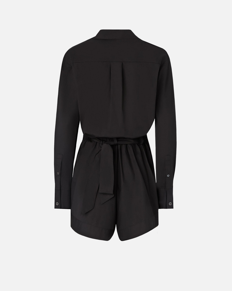 PINKO PLAYSUIT IN COTTON WITH LOVE BIRDS BELT outlook