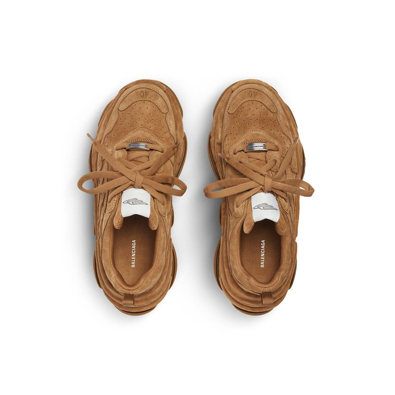 Men's Triple S Sporty Suede Sneaker in Brown 6