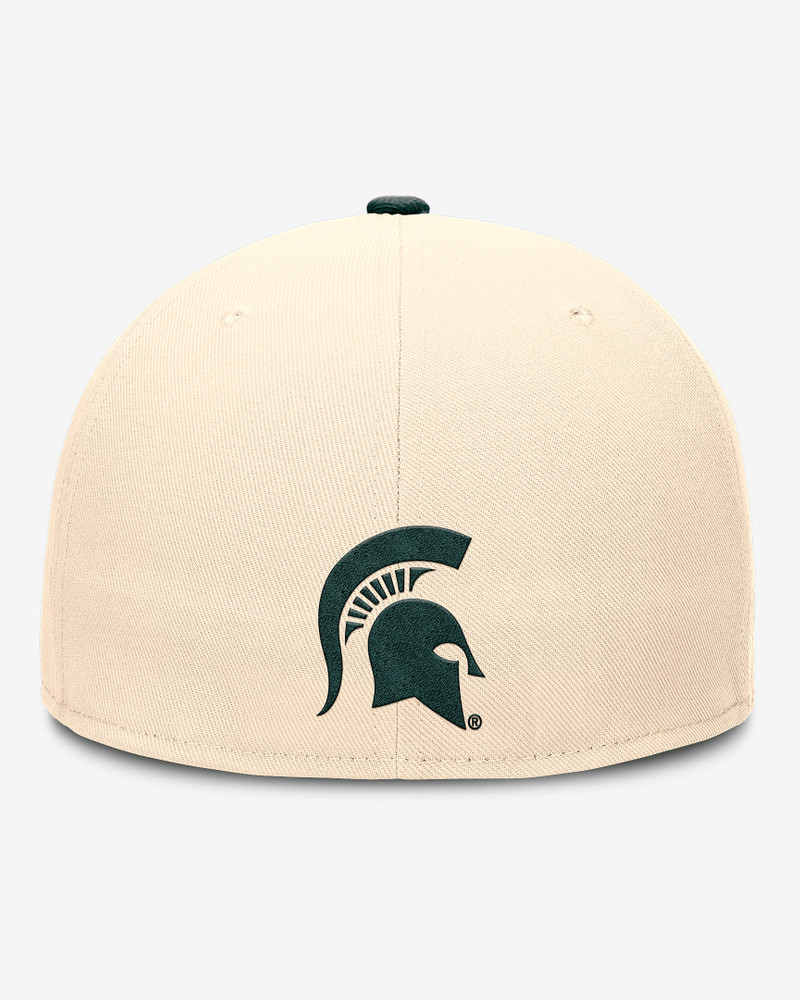 Nike Michigan State Spartans Primetime True Men's Nike Dri-FIT College Fitted Hat outlook