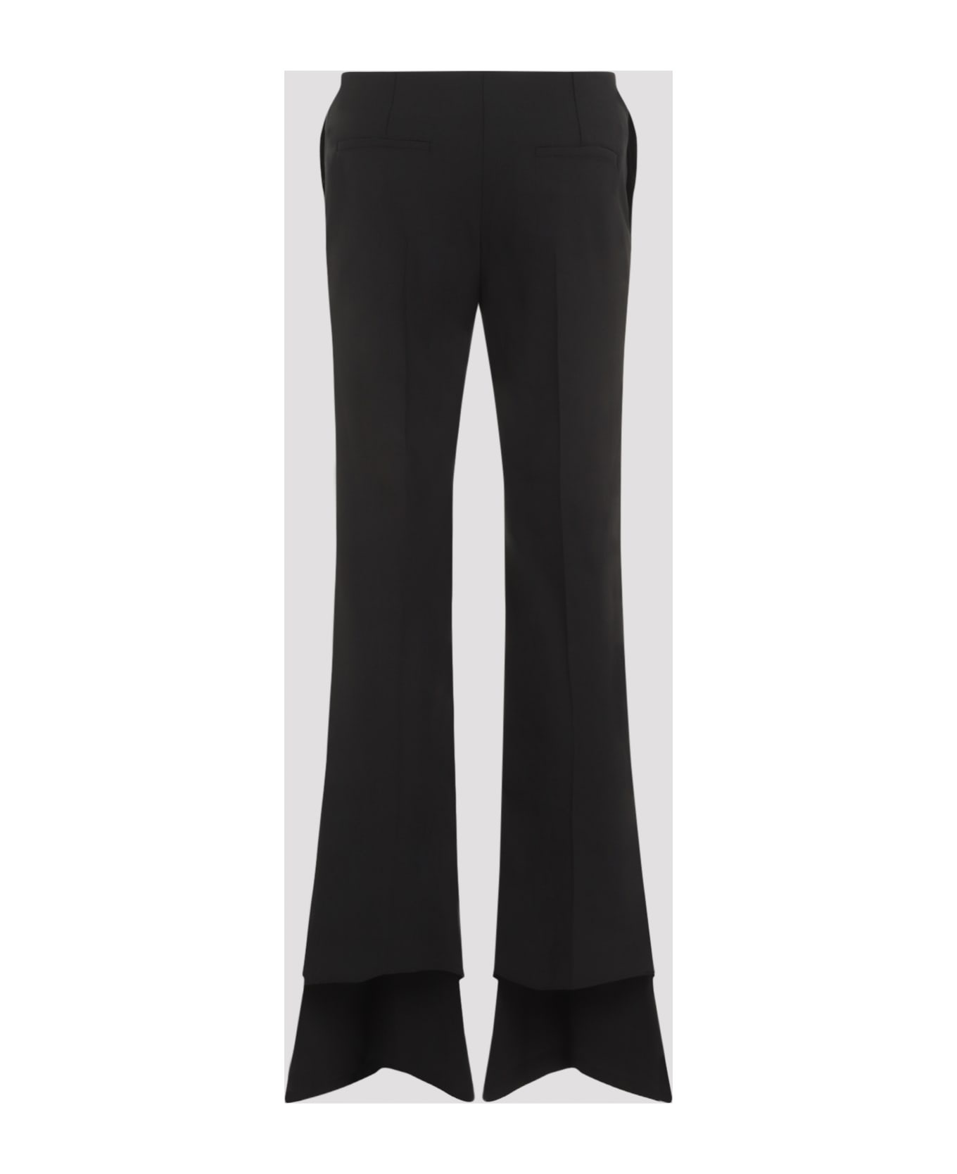 Black Stretch Wool Pant - 4