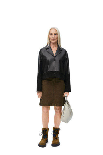 Loewe Pyjama blouse in nappa lambskin and suede goatskin outlook