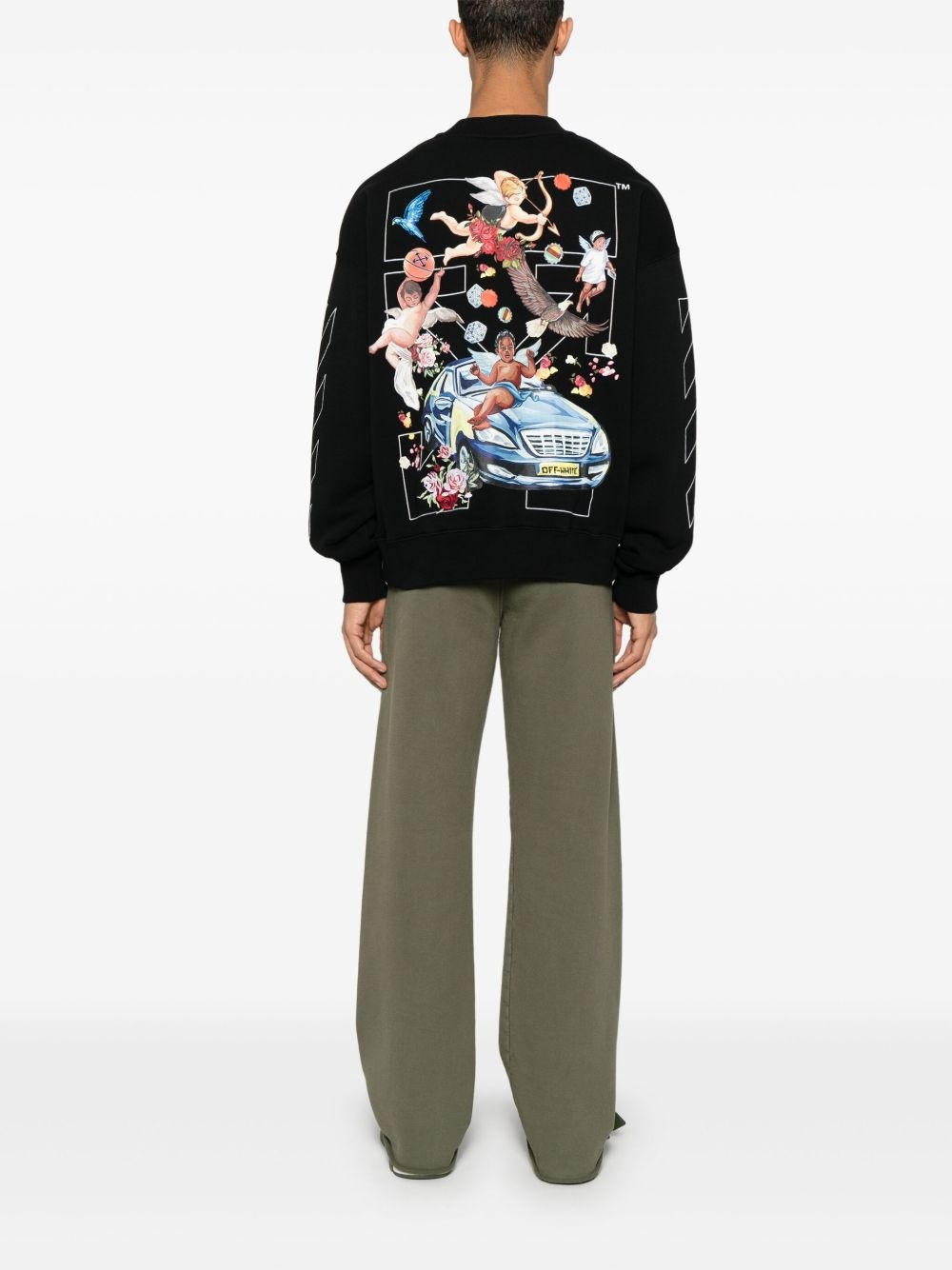 logo-embroidered sweatshirt - 2