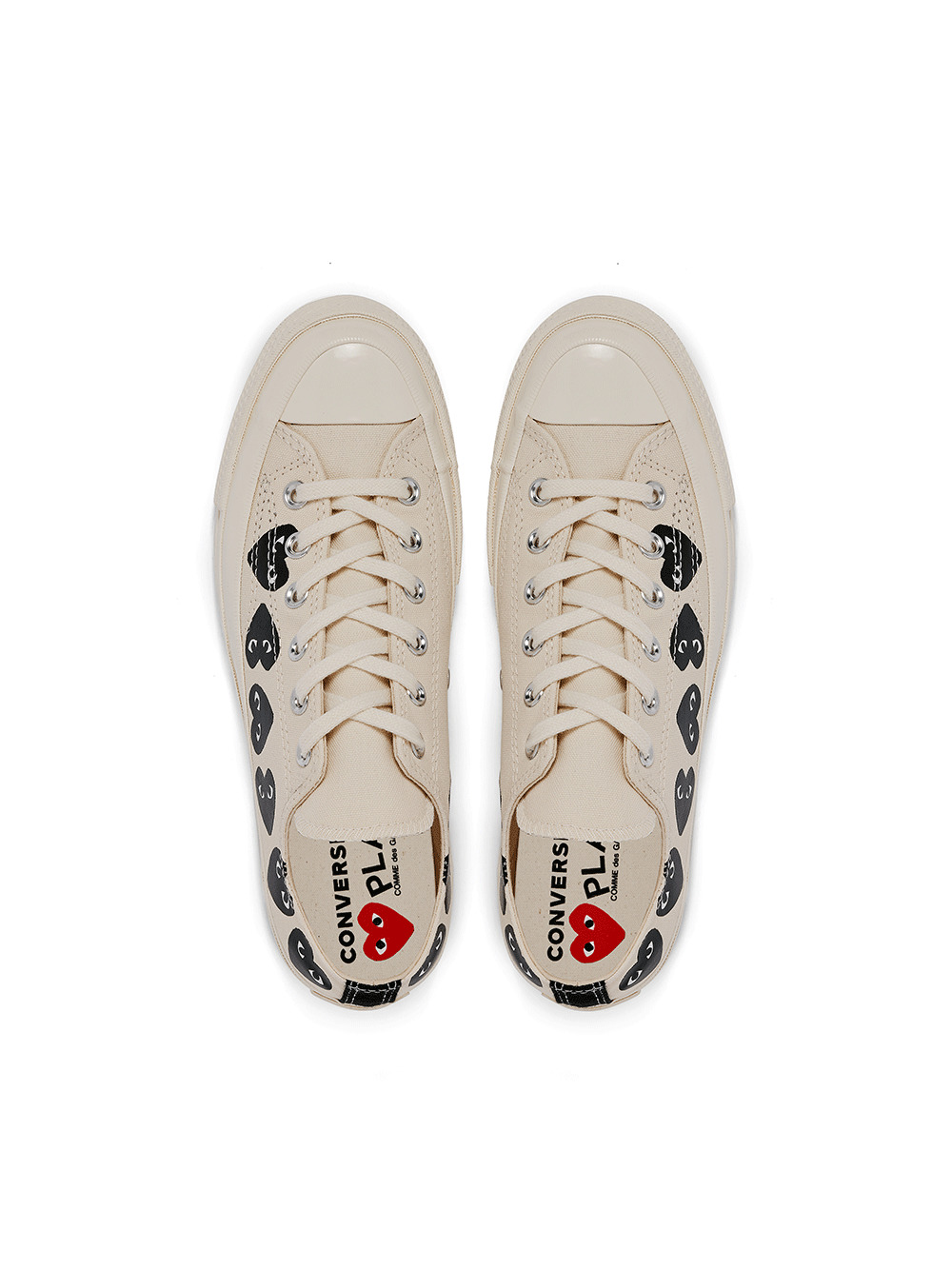 Converse Multi Black Heart Low Top - 5