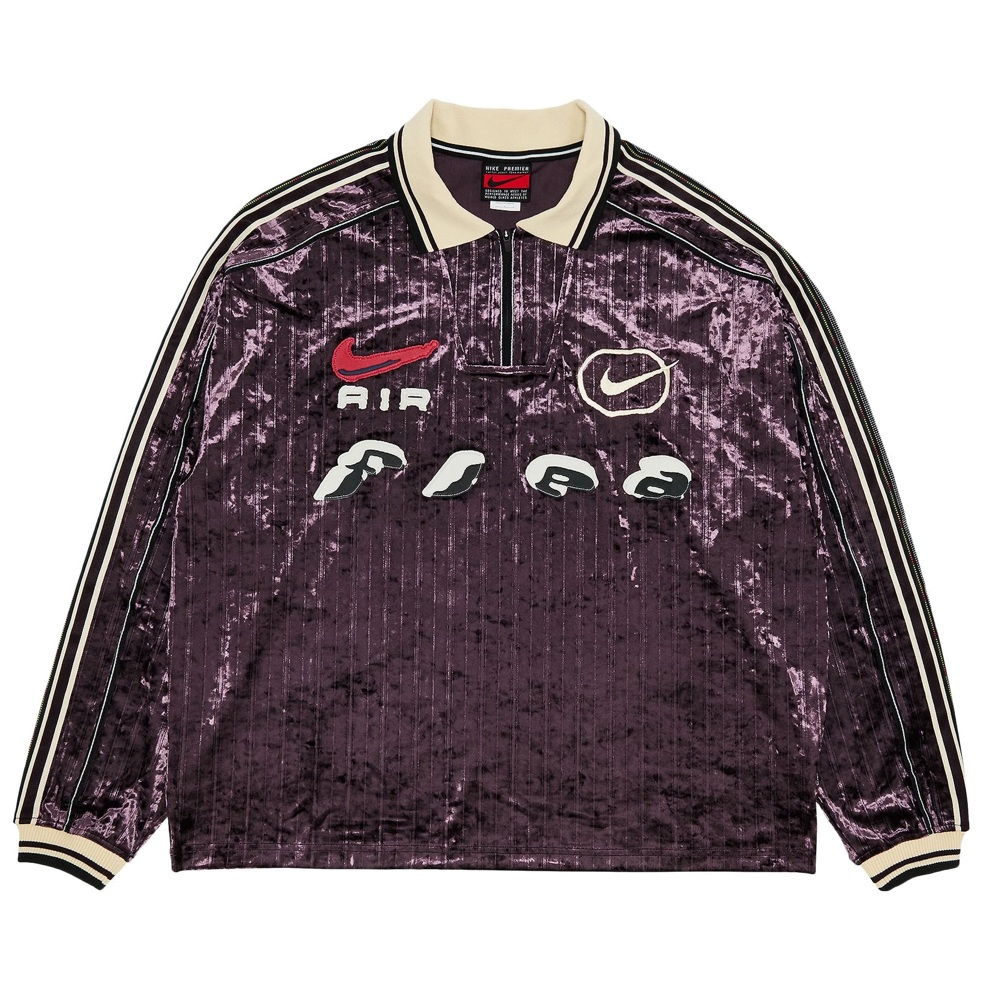 Nike x Cactus Plant Flea Market Flea Soccer Jersey 'Burgundy Ash' - 1
