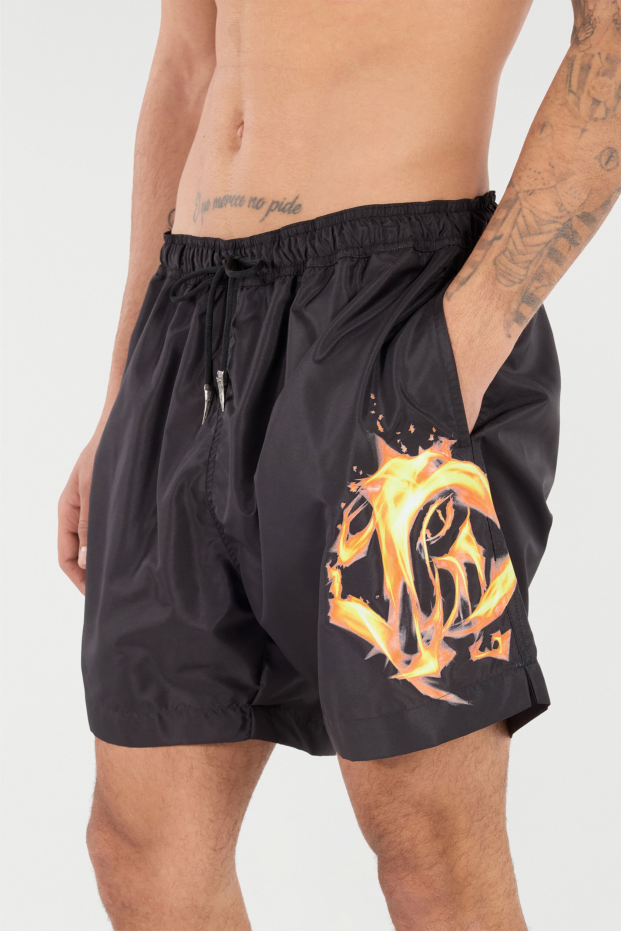 Monogram And Fang Swim Shorts - 6