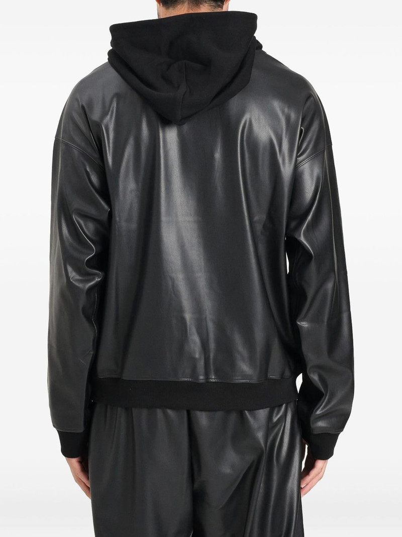 VERSACE JEANS COUTURE logo-patch hoodie outlook