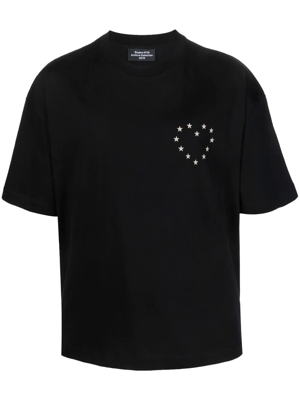 star-print short-sleeved T-shirt - 1