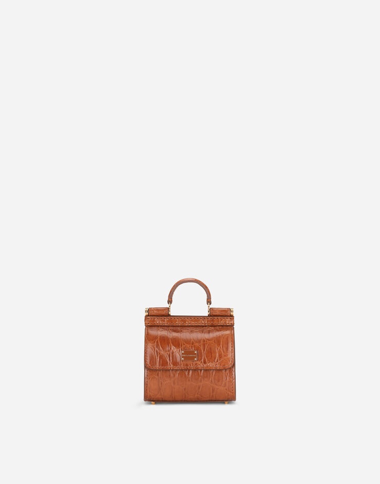 Sicily 58 micro bag in crocodile flank leather - 1