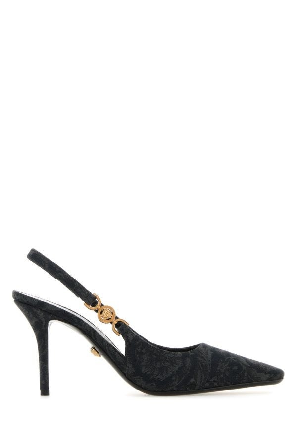 Versace Woman Jacquard Medusa  95 Barocco Pumps - 1